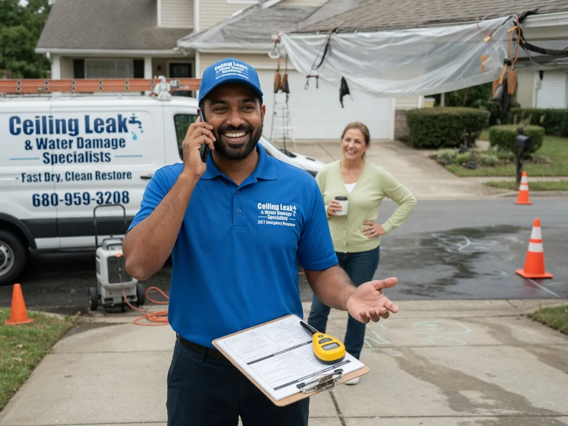 Ceiling Leak Cleanup Randalia, IA FAQs